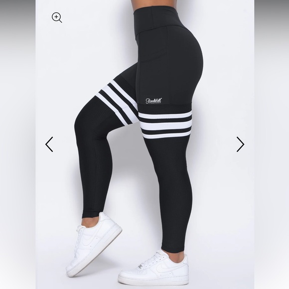 Bombshell Sportswear Preform Thigh Highs, Midnight - Picture 4 of 10